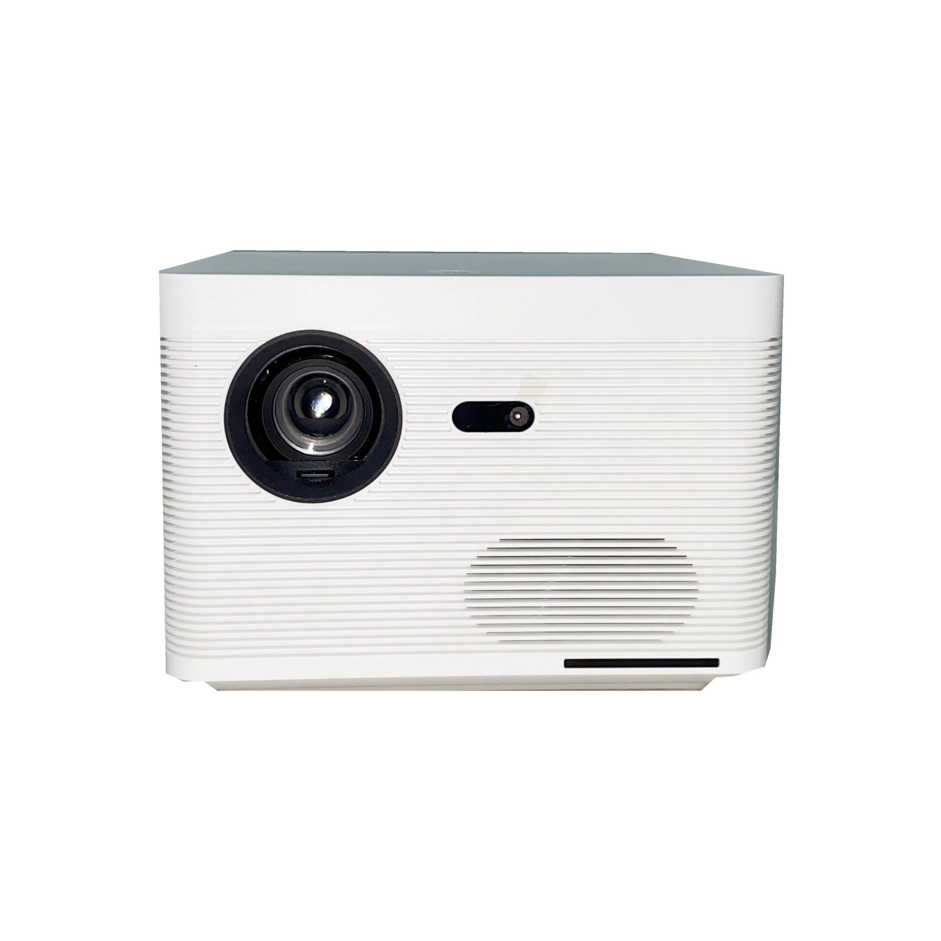 2026 Hot Sale AI Smart Projector 1080P HDR10 1100 Lumens Screenless TV Bluetooth Speaker Voice Control Home Theater LED Lens DLP