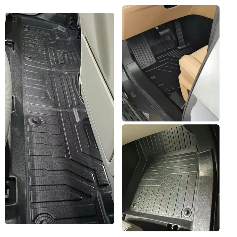 Car TPE Floor Mats For Li Auto Lixiang One Leading Ideal One 2019~2022 6seat 7seat Waterproof Pads Foot Carpets Auto Accessories