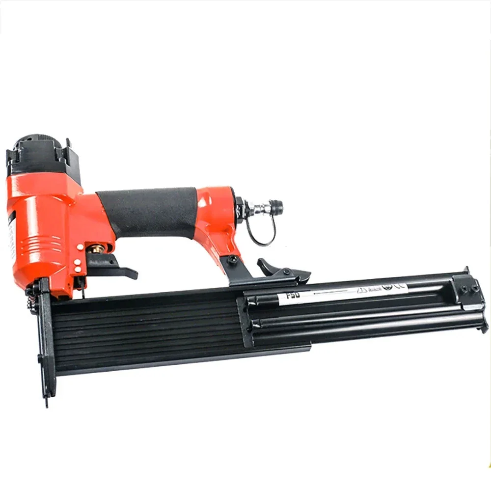 Pneumatic Straight Nail Gun F50 Air Powered Nailer Furniture Stapler Staple Gun 1.25x1MM 10-50MM Woodworking Cordless Frame Gun