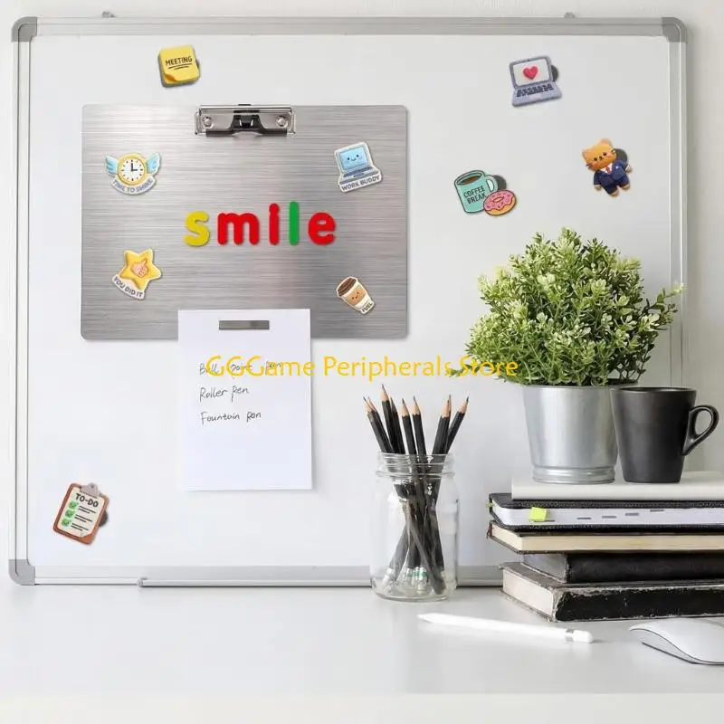 U55B Document Clipboard Writing Board with Secure Clip, Paper Grip for Class Writing, Study Practice, Office Forms, and Daily
