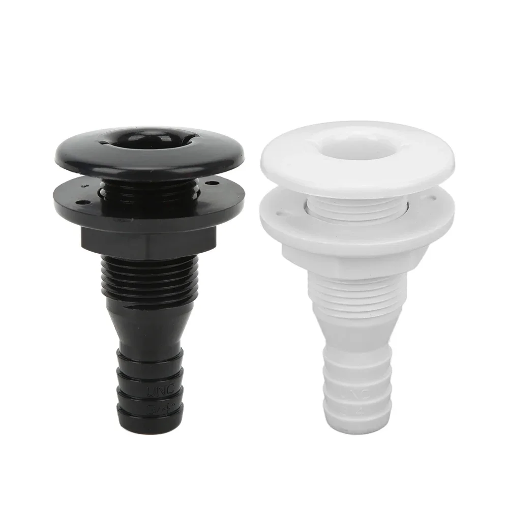 ABS plastic hose connector boat accessories yacht RV rear valve port hull connector bilge connector hose