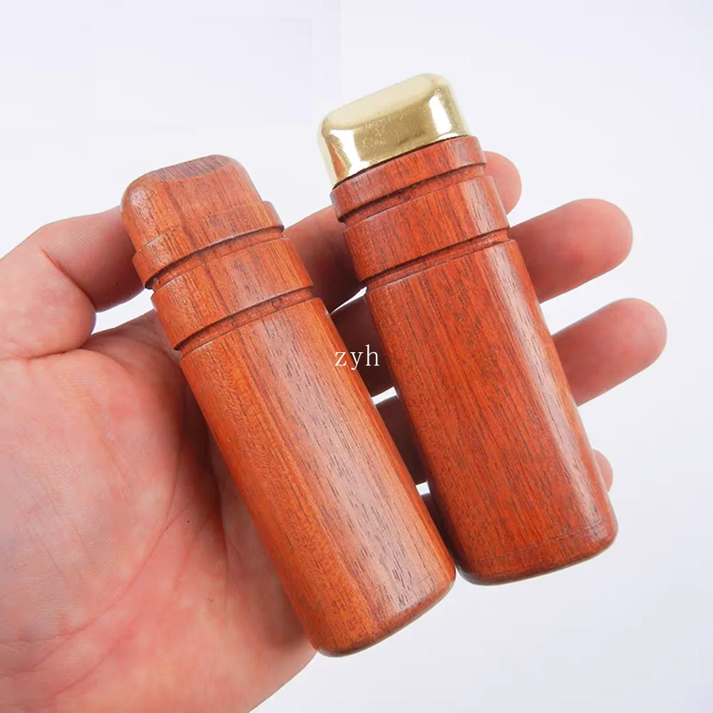

1piece Brazil Pearwood Knife Handle for DIY Semi-finished Damascus Wooden Kitchen Knife Handle