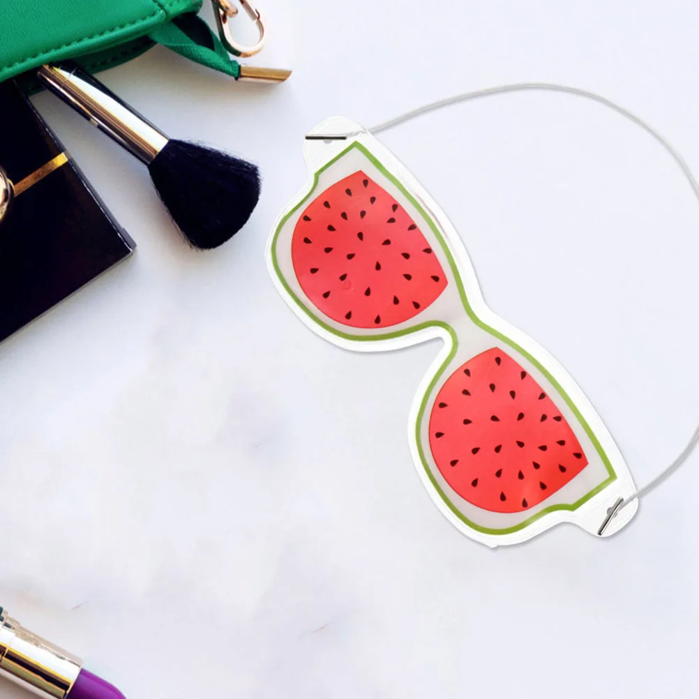 

6pcs Heat Cold Compress Eye Masks Skin Friendly Cooling Decorative Portable Gel Travel Facial Ice Pack Summer Packs