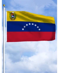 2×3FT 8 Star 7 Stars Venezuela Emblem Flag Polyester Printed Banner Tapestry For Decor