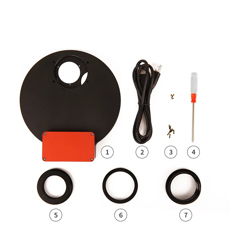 Electronic Filter Wheel Astronomical Filter Wheel for Sky Photography Astronomy Camera