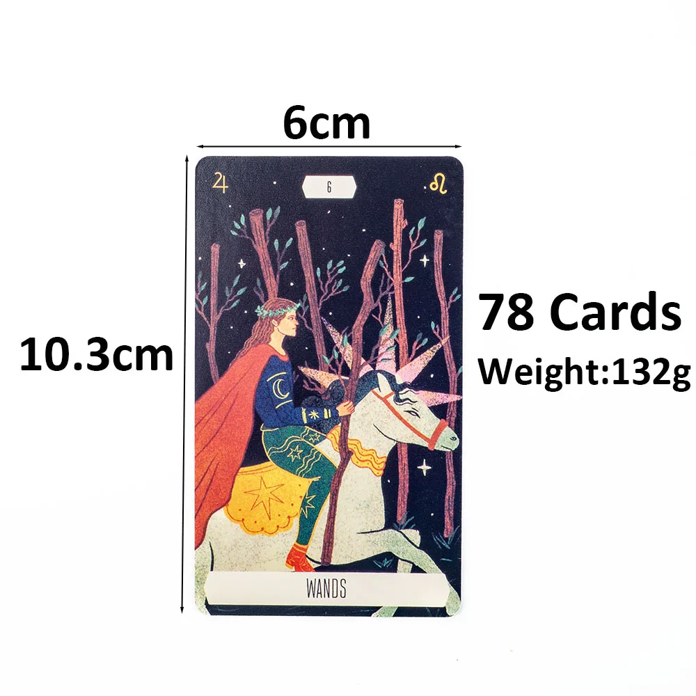 10.3*6cm Zodiac Tarot Cards Fate Divination  FortuneTelling Card Games Party Board Game