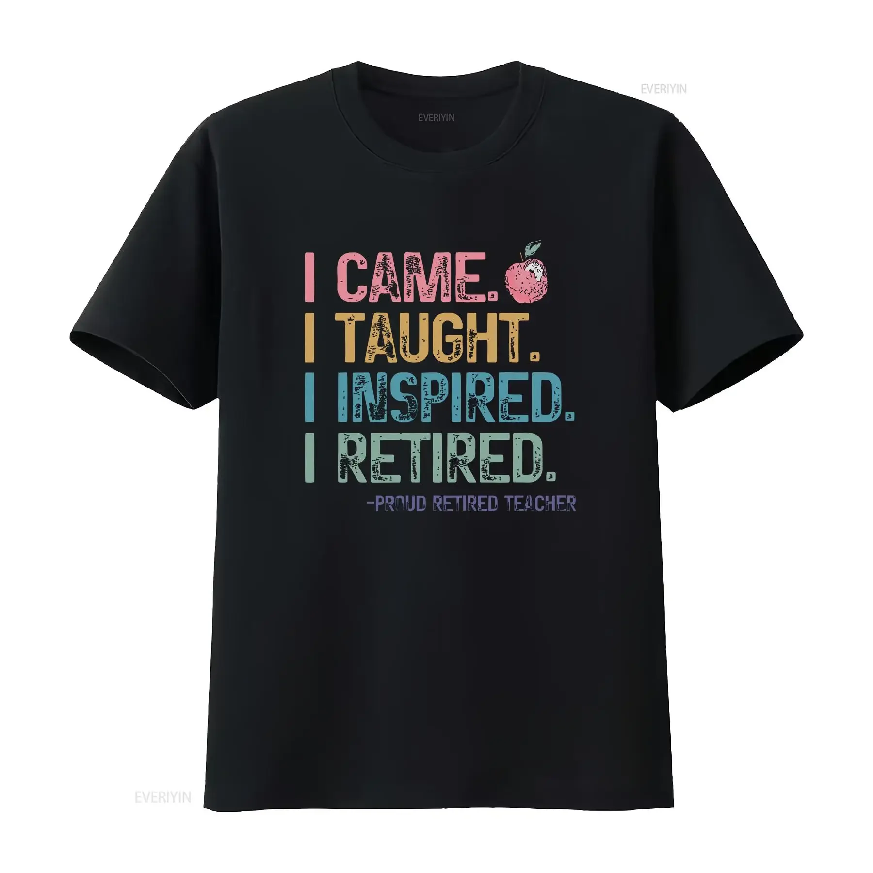 Retired Teacher T Shirt Retirement for s Women Appreciation Officially vintage Washed homme streetwear Casual Soft Stretched