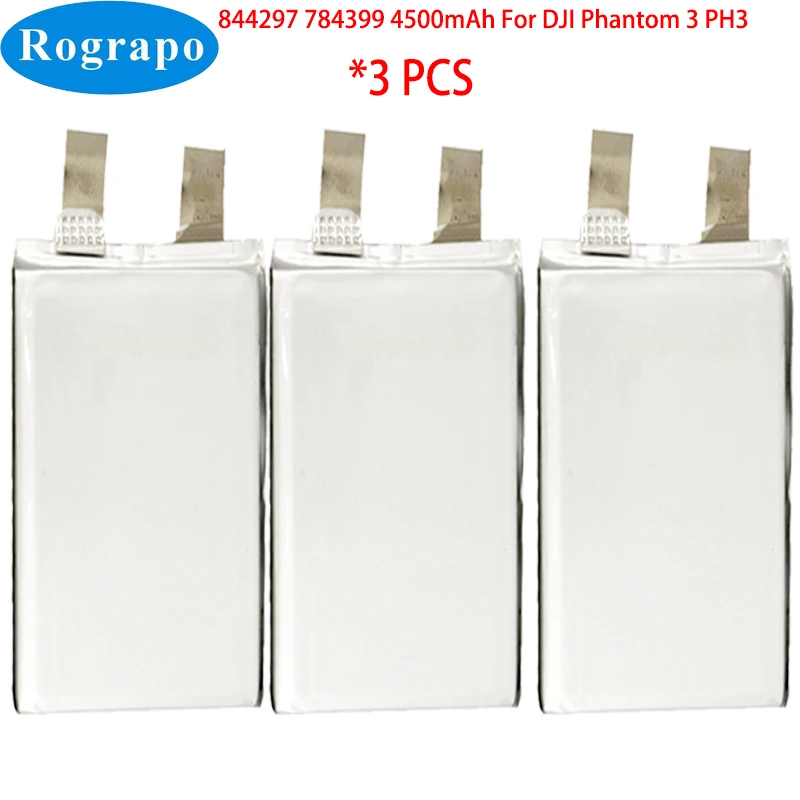 Batería de Vuelo OEM para Dron DJI Phantom 3 PH3, 4500mAh, 844297, 784399, novedad, 3 unidades por lote