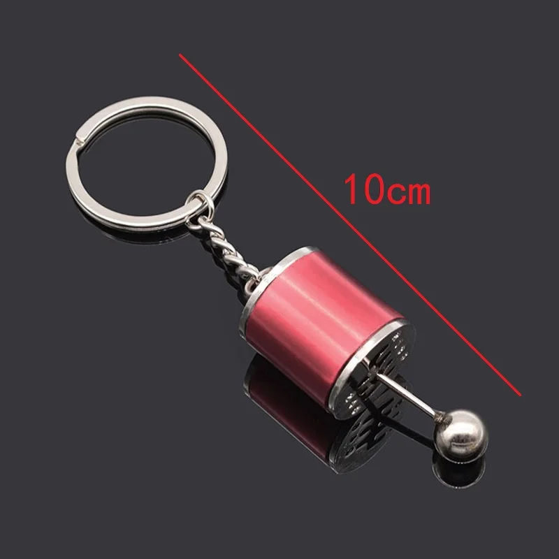 Mini Turbo Turbocharger Keychain Car-styling Keyring Gear Gearbox Pendant Keychain Stick Knobs Keyring Shift Metal Key Ring