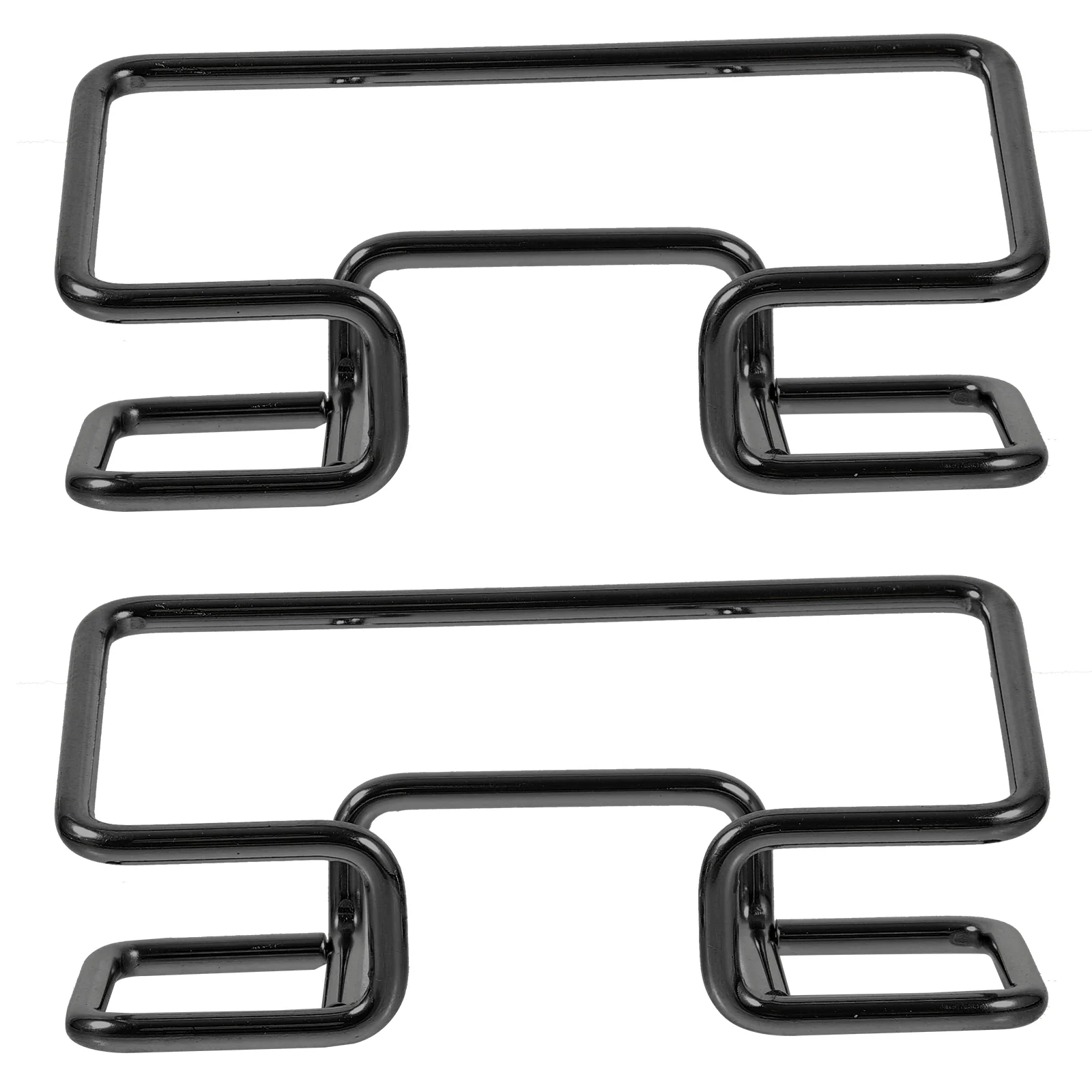 Desktop Card Holder Simple Metal Business Display Storage Box 2pcs Gold Organizer for Cards Stainless Steel