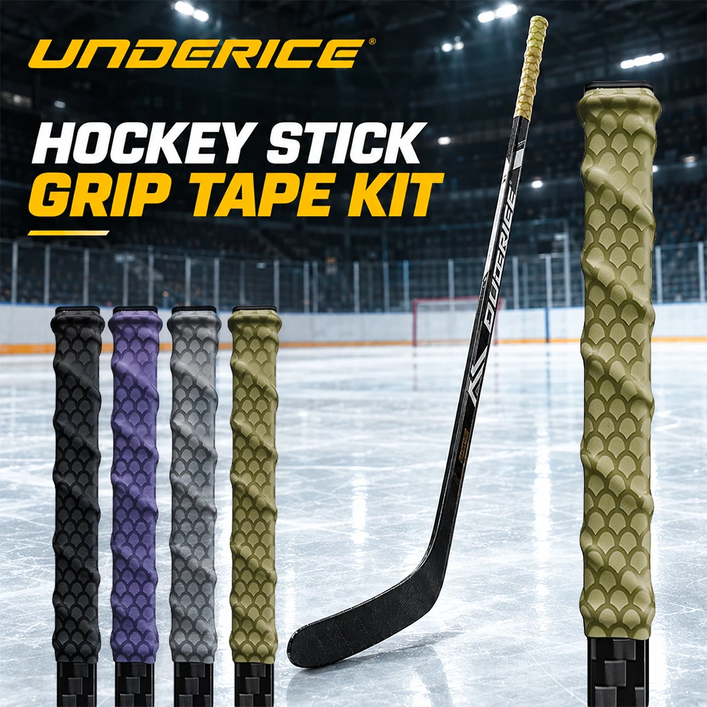 UICE Hockey Grip Tape Ice Hockey Stick Tape Heat Shrinkable Sleeve Thickened 0.4mm For Tennis Fishing Badminton Sport Stick Grip