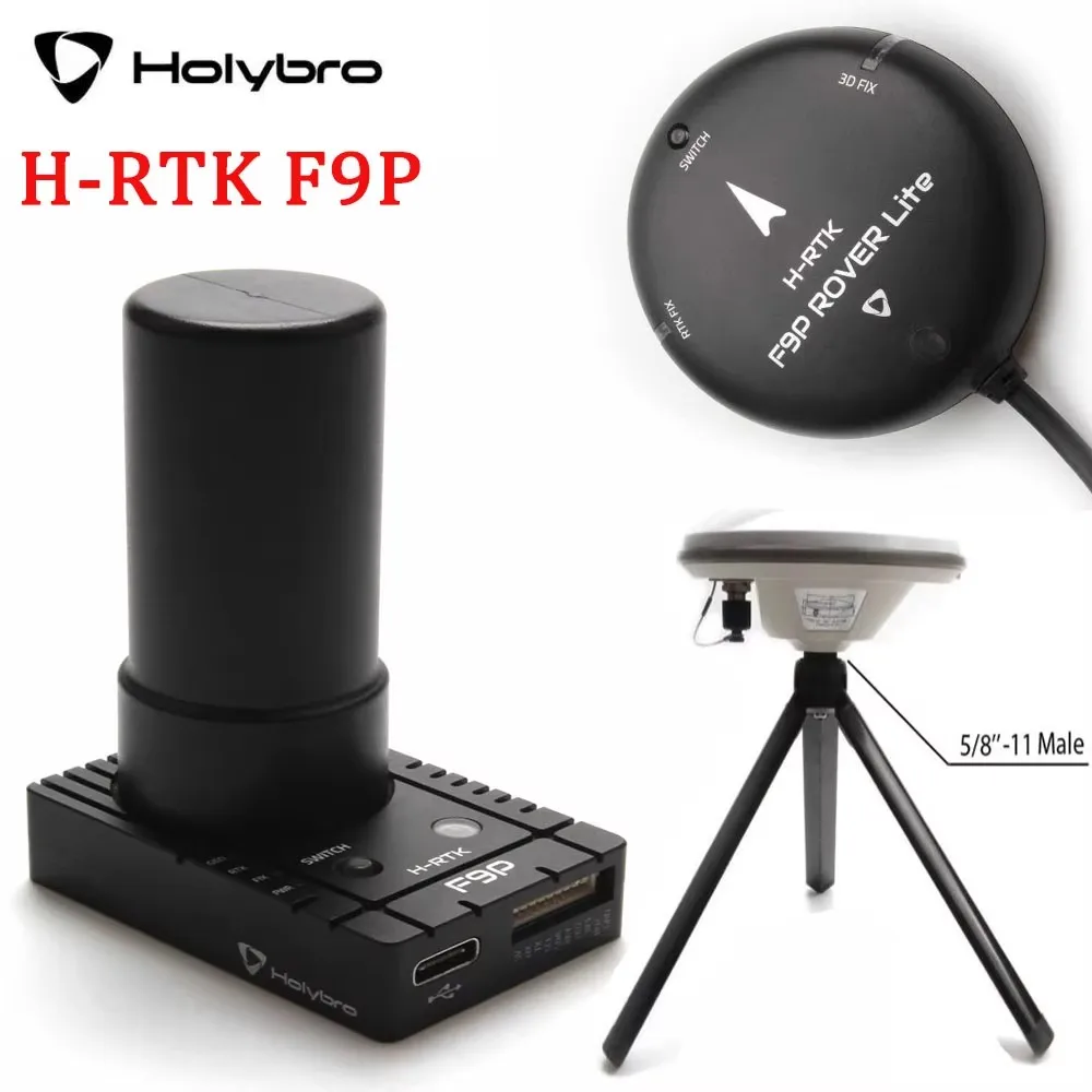 

Holybro H-RTK F9P Rover Lite | H-RTK F9P Винтовой | H-RTK F9P База GNSS ГЛОНАСС Galileo BeiDou для контроллера полета RC Pixhawk