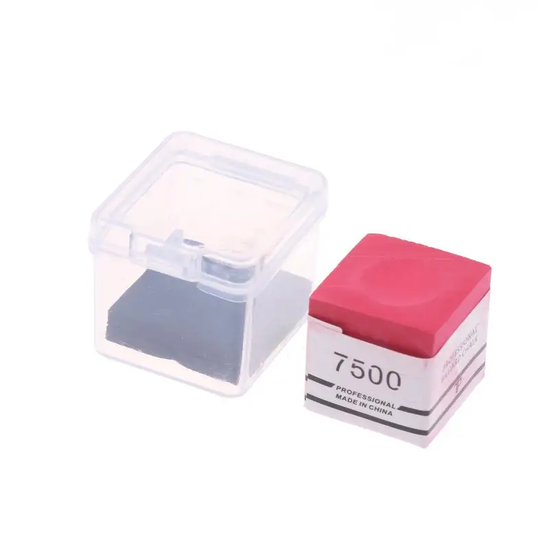 

Новый 1 шт. бильярдный мел с коробкой для хранения, нескользящий, для бильярдных киев, для снукера, легкое нанесение, аксессуары для бильярда