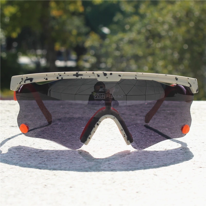 ألبا البصريات دلتا الترا اللونية ركوب الدراجات نظارات الرجال النساء نظارات رياضية الطريق الدراجة الجبلية Mtb دراجة نظارات شمسية