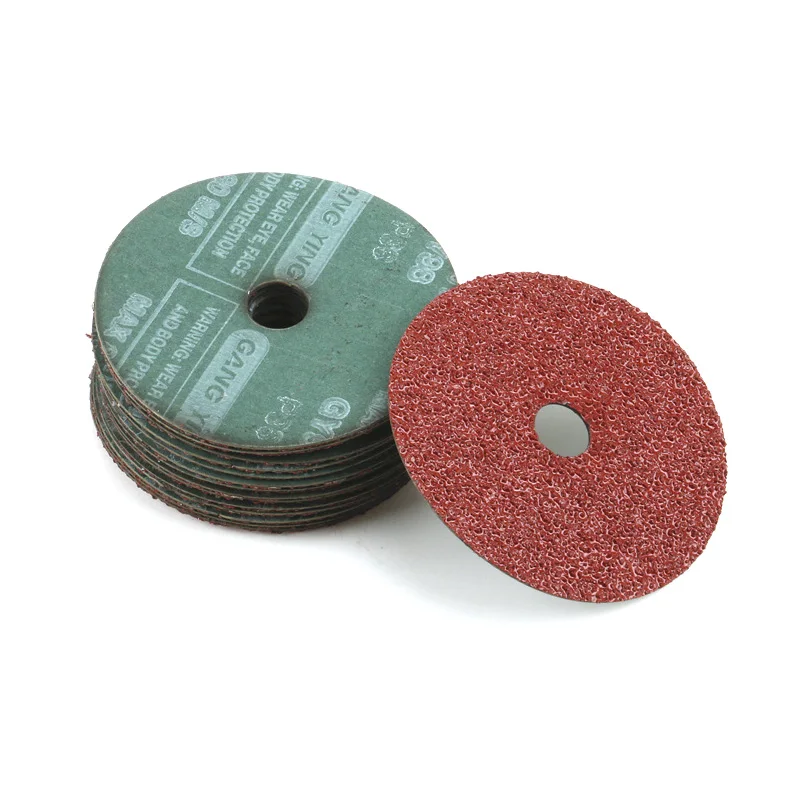 5 pcs Hard Fiber Sandpaper Abrasive Sanding Disc for Wood Furniture Hardware Grinding