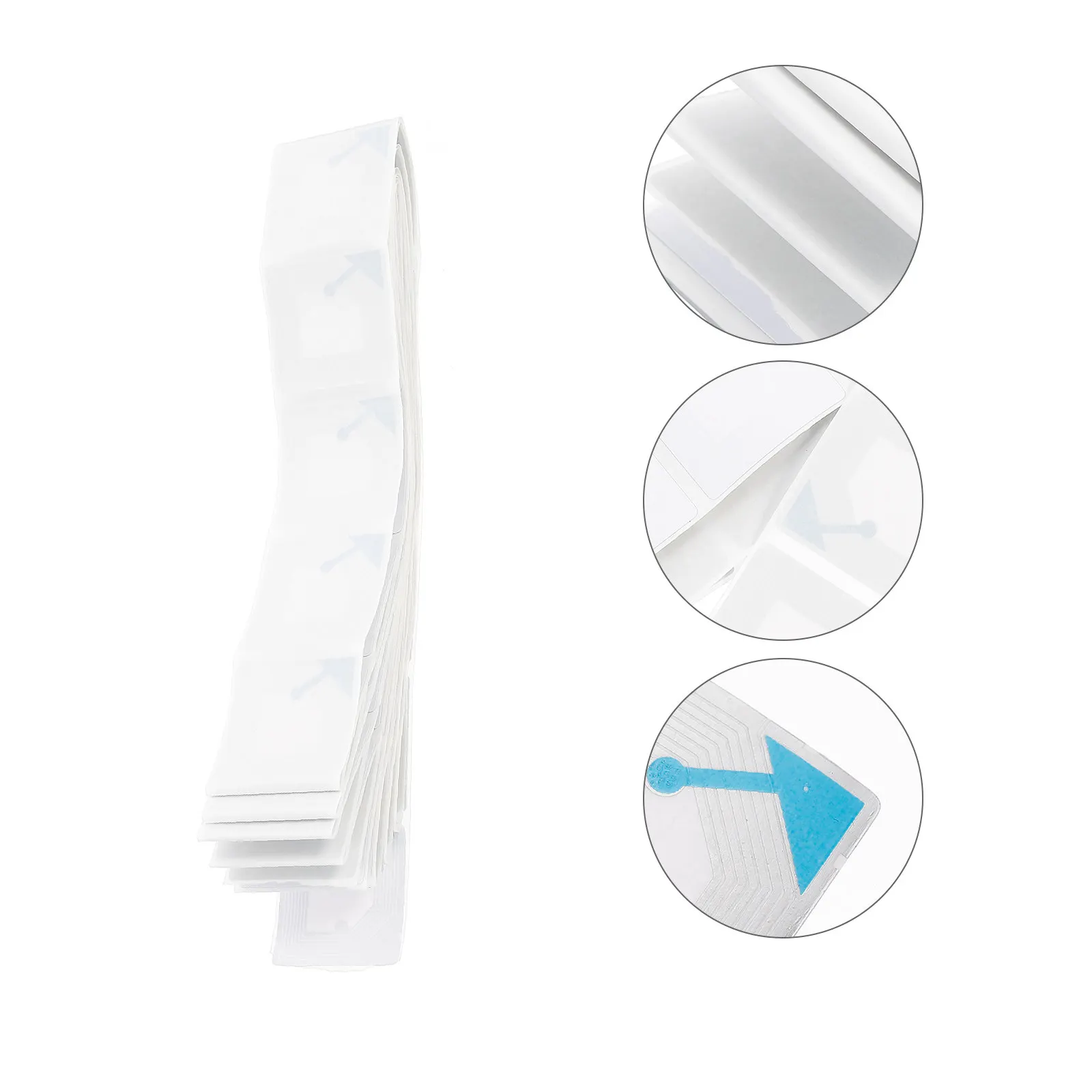 

100 шт. - Квадратные этикетки для защиты от краж, совместимые с частотными системами, легкие, надежные, для супермаркетов и розничной торговли