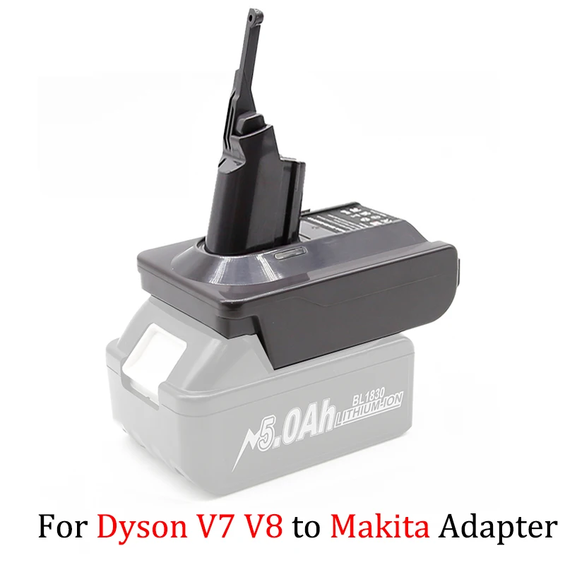 Adapter für Makita/Dewalt/Milwauke 18 V Lithium-Batterie-Konverter für Dyson V6 V7 V8 Serie Staubsauger Werkzeug DC58/SV11/SV10