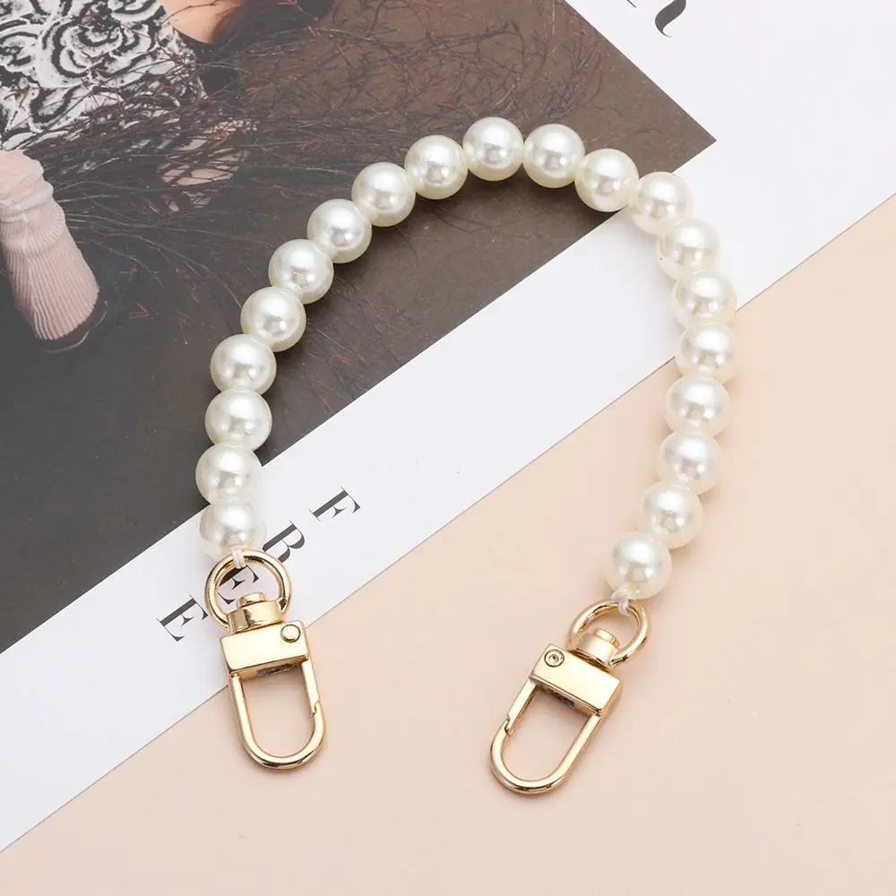 High Quality Pearl Belt Accessories DIY purse Replacement Pearl Strap Bags Handbag Handles Long Beaded Chain