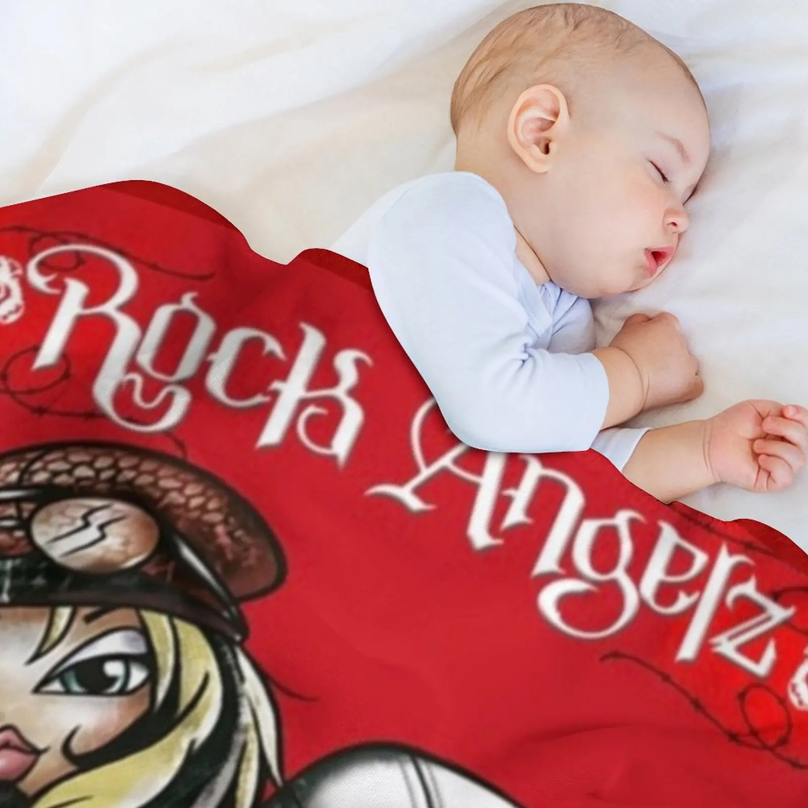 براتز روك أنجلز رمي بطانية أريكة لحاف أريكة رمي البطانيات القطبية المرجحة