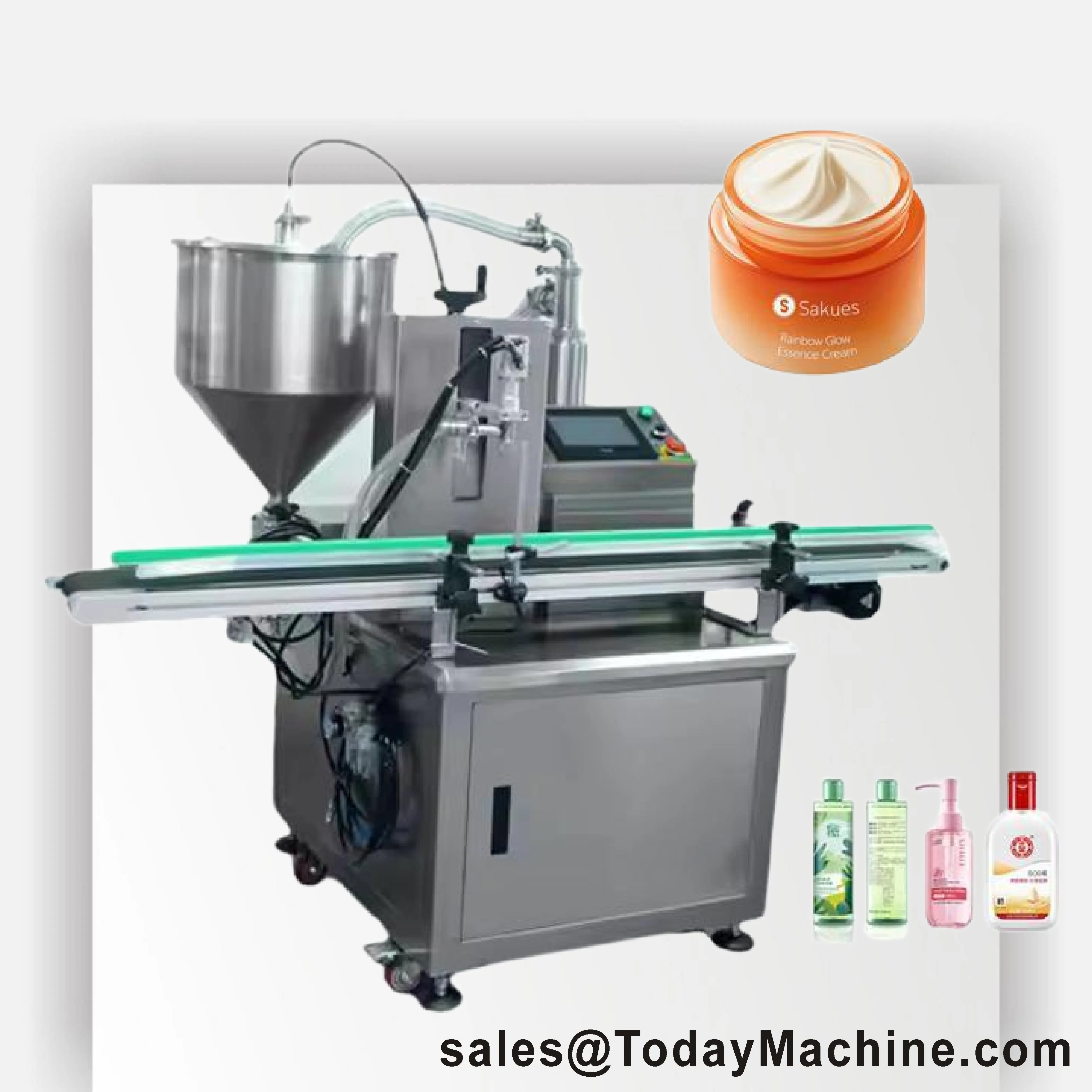Liquid Filling Machine for Various Bottle Shapes for Water Beverage Paint Oil & Soap Honey Applications