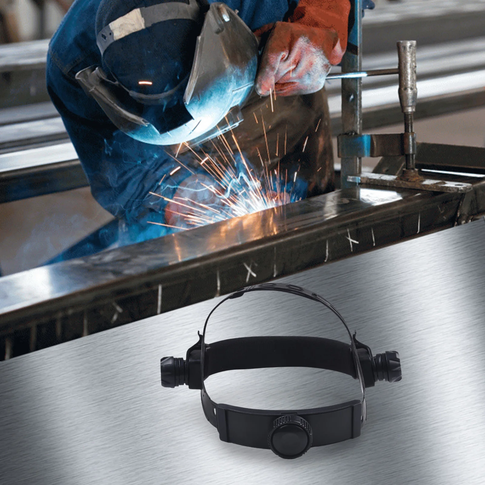 Adjustable Headgear Replacement for Miller Welding Hood Helmets Compatible ABS Material Headband Suited for Solar Welding