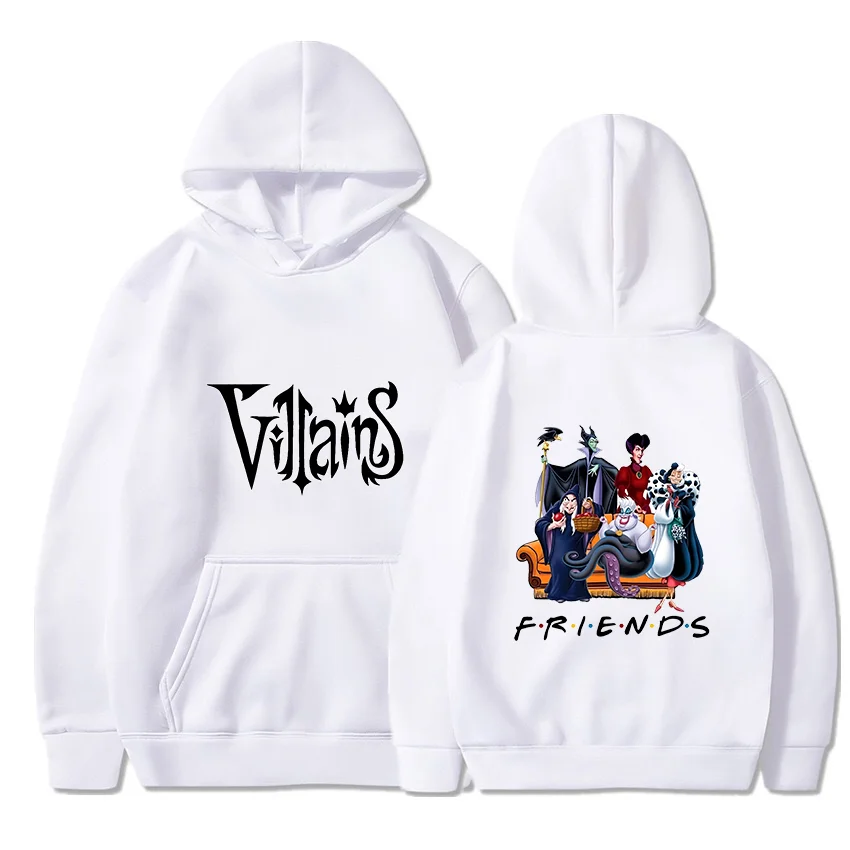 Disney Villains Hoodie Sweatshirts Men Women Fashion Casual Cool Pullover Student Harajuku Streetwear Hoodies