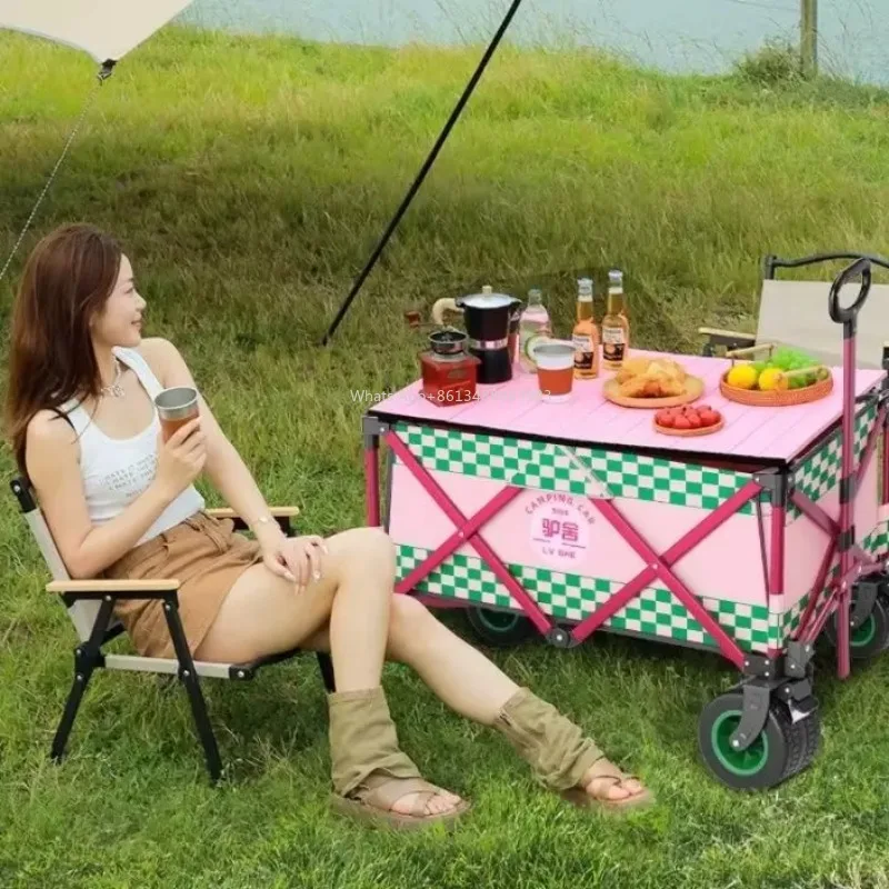 

Hot Gathering Type, Outdoor, Camp Car, Camper, Trailer, Foldable, Trolley, Picnic Car, Mobile, Stall, Folding, Table