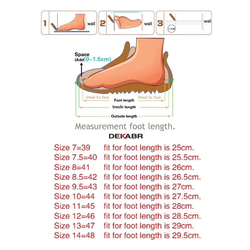 Skórzane buty męskie DEKABR wygodne buty na platformie buty trekingowe nowy Design miękkie skórzane buty biurowe