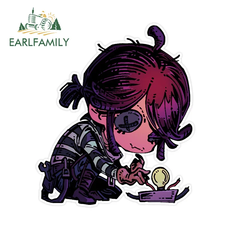 EARLFAMILY Identity V Luca Balsa Chibi Car Sticker Cartoon Graphics Design Decals Funny Waterproof Air Conditioner Decoration