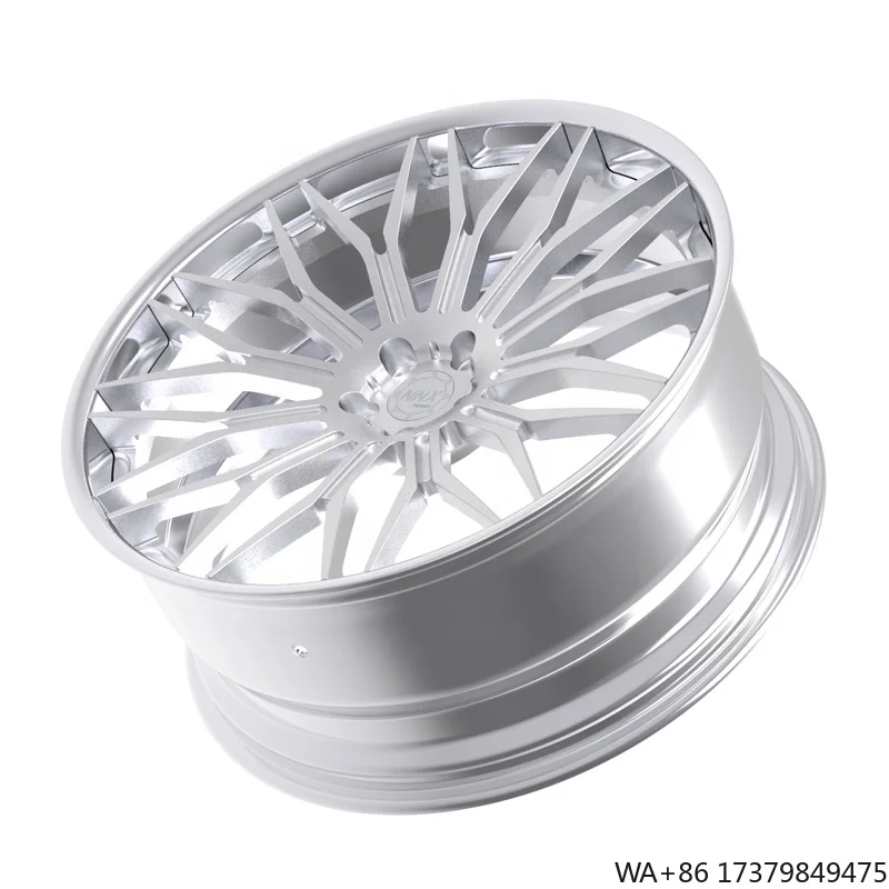 

22 Inch Chrome Plated Custom Forged Car Wheels 5X112 PCD 100mm Spacing 20mm-40mm ET for Cars