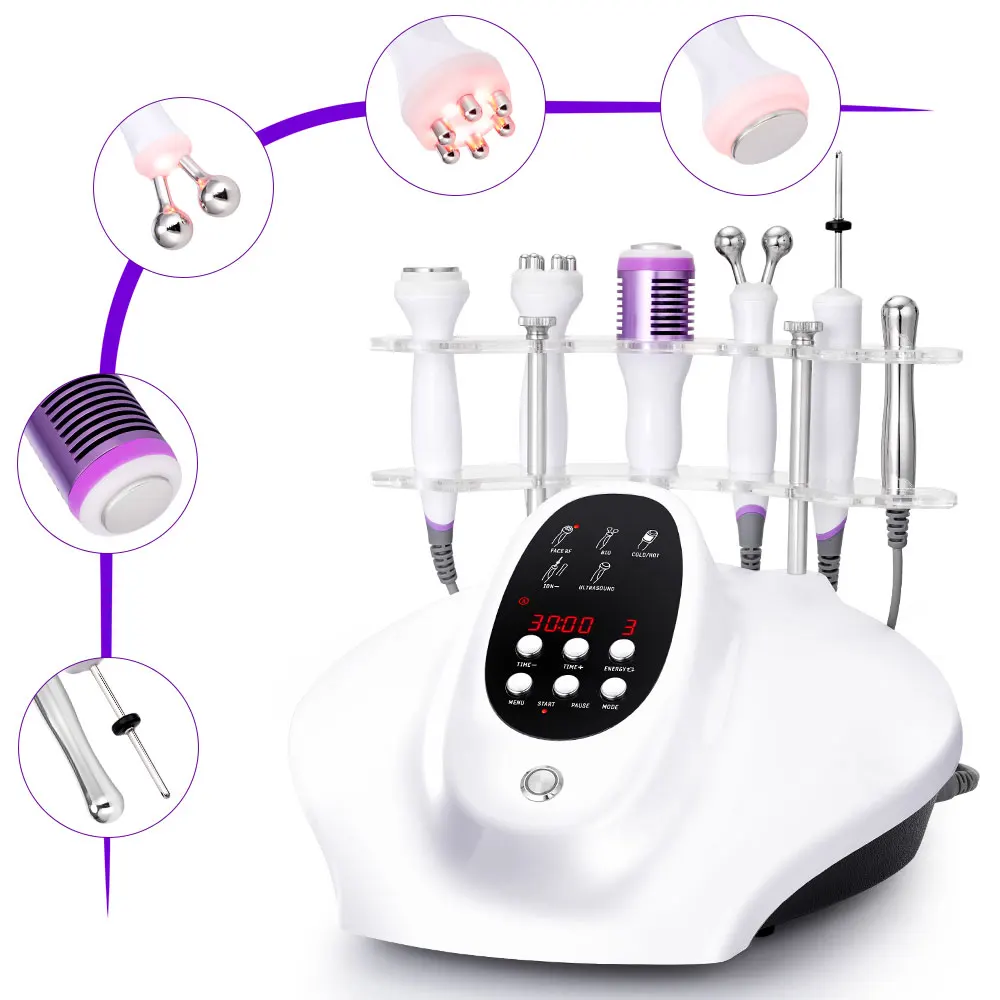 

5 In1 Ultrasound Facial Care Microcurrent Skin Rejuvenation Beauty Machine