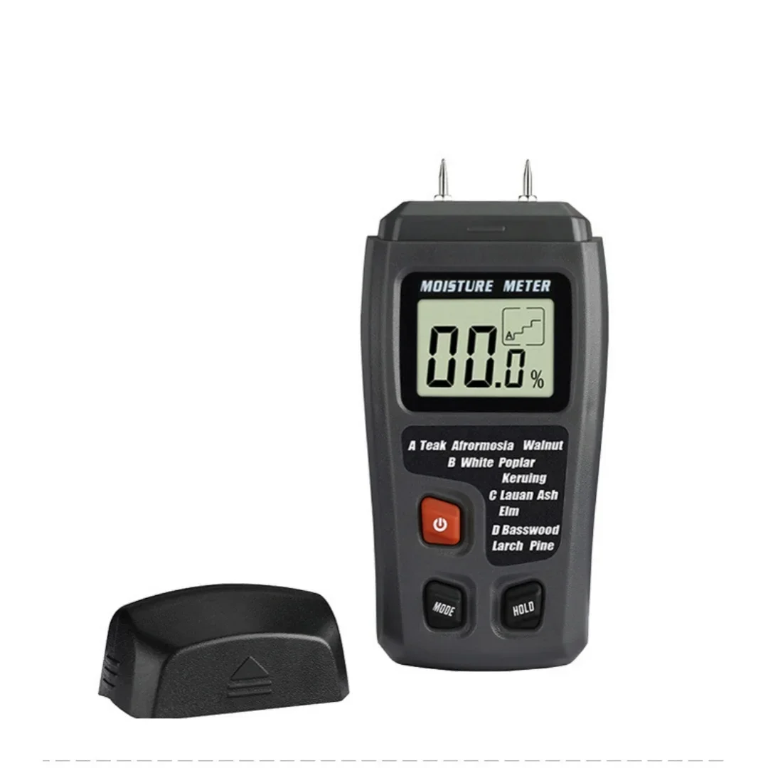 Portable Wood Moisture Meter - Precision Humidity Detector for Wood, Cartons, and Building Materials