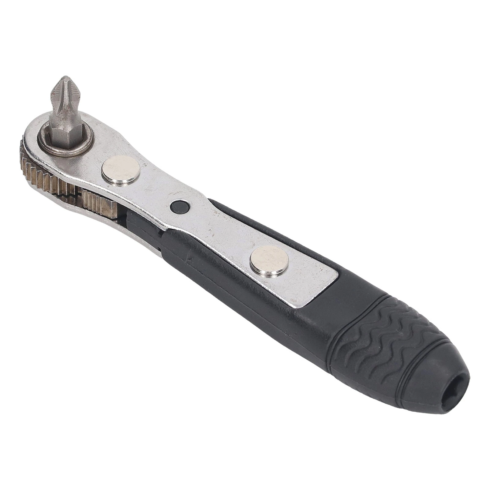 D9 1/4in Household Single Head Mini Ratchet Wrench Portable Miniature Ratchet Screwdriver Bit socket Small Wrench Set Car Tools