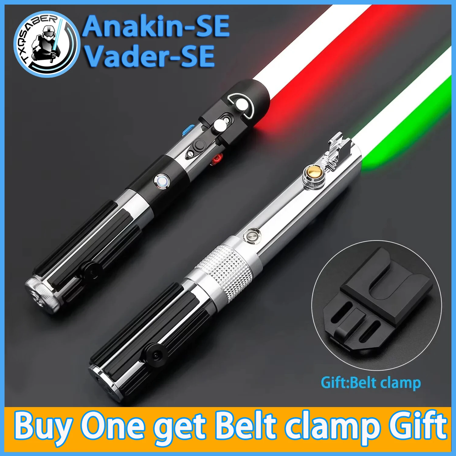

TXQSTUDIO Vader SE Anakin SE RGB Heavy Dueling NeoPixel Smooth Swing lightsaber For Adult Cosplay Toys Bluetooth Colors Change