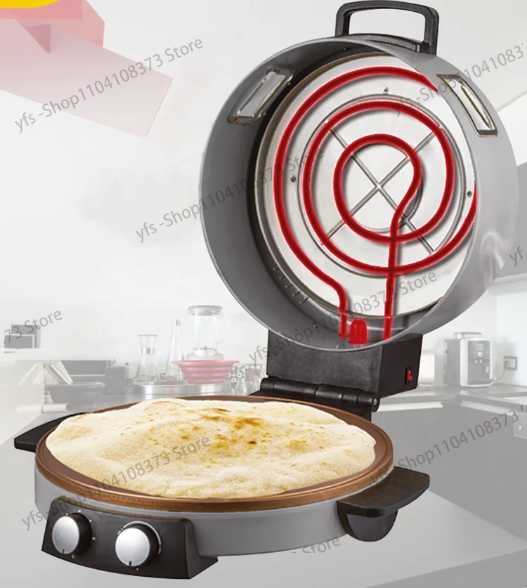 12 inch temperature control cooker pizza electric home arabic bread maker bread machine automatic