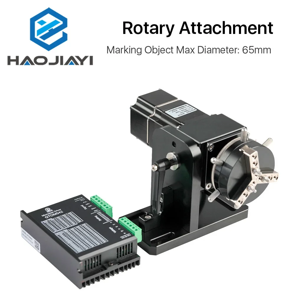 

Rotary Engraving Attachment with Chucks MHX-13-029B Object Max Dia.65mm for Laser Marking Machine