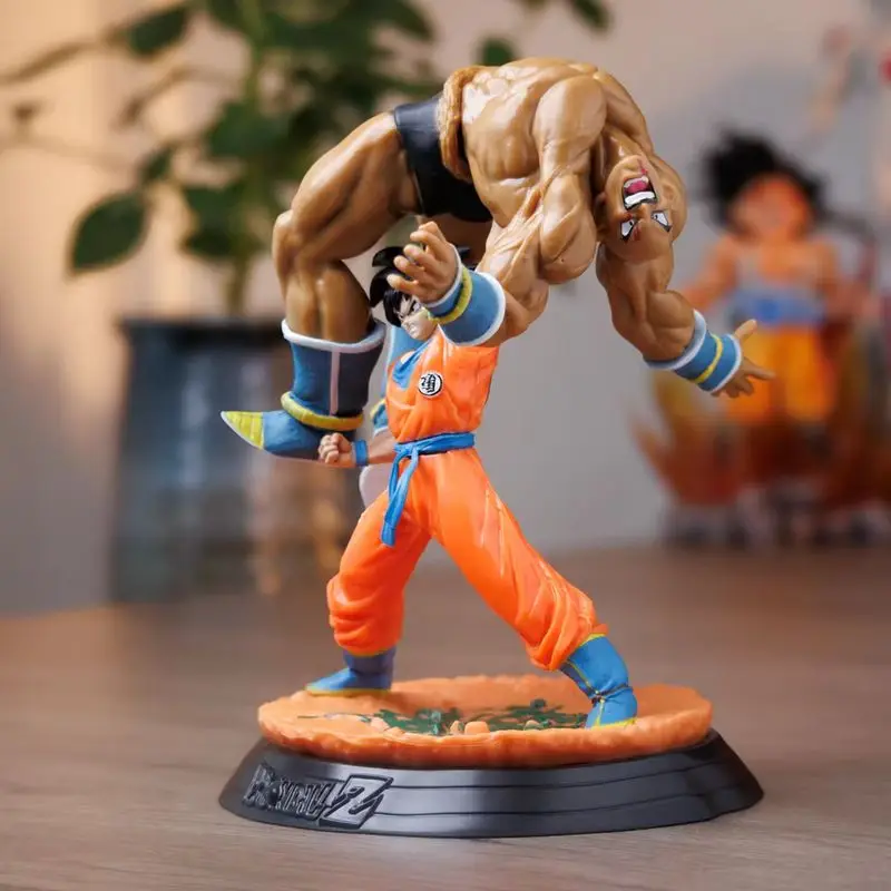 Dragon Ball Son Goku Action Figure - Modelo Nappa Clássico Ornamento de Mesa Estátuas de Anime Brinquedo Colecionável Presente para Fãs