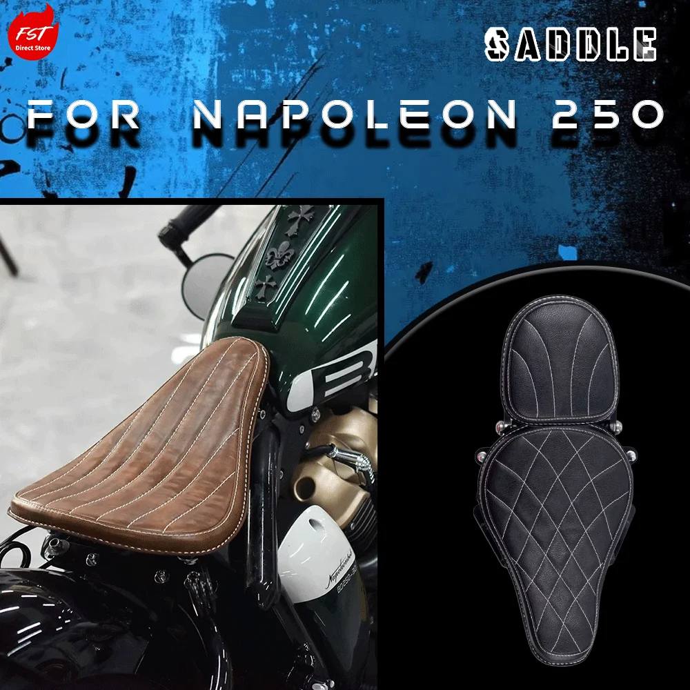

Folding dual seat modification for Napoleon 250, hidden black seat & retro checkered brown single cushion