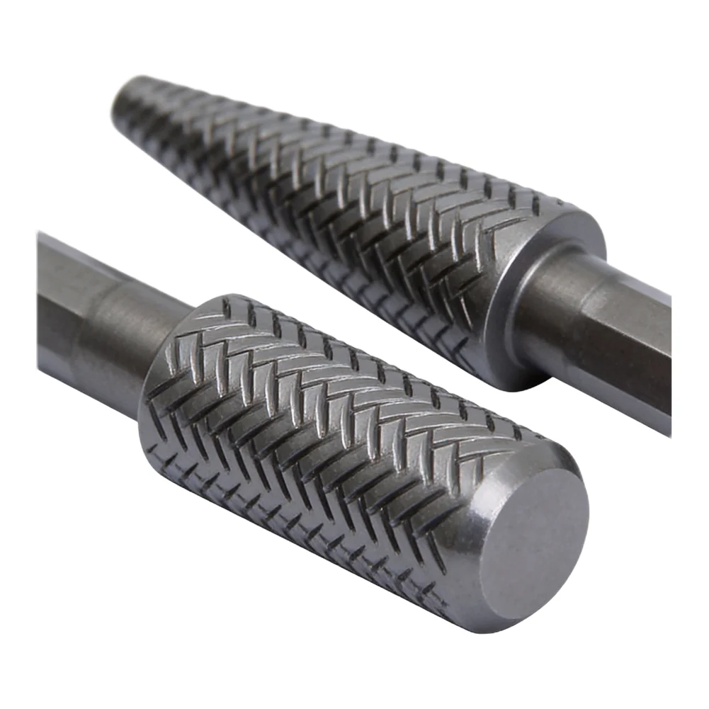 22111111    5pcs Rotary Rasp Hex Shank Rotary Steel File Drill Bits Electric Grinding Head For Steel Sanding Milling Polish Tool