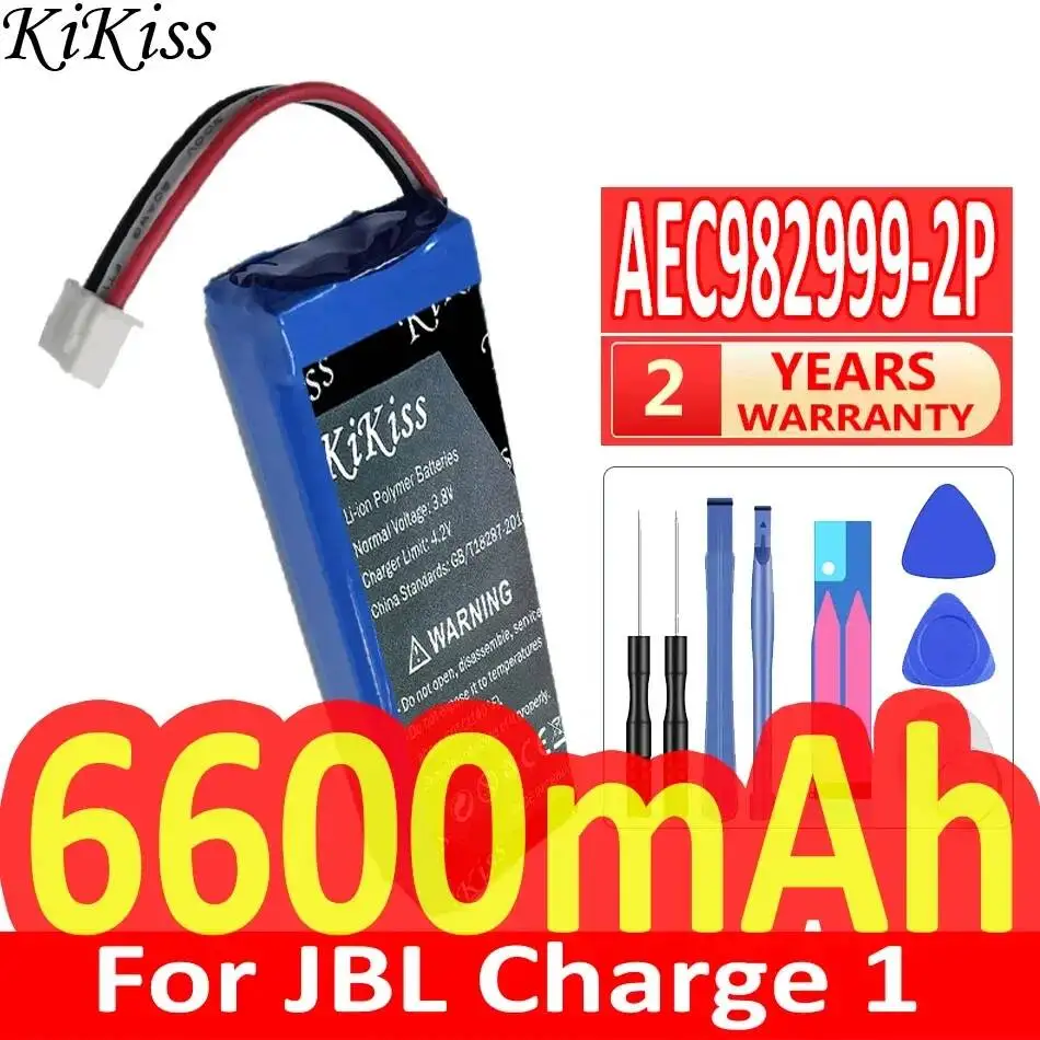 

AEC982999-2P Charge1 Portable Bluetooth Speaker Battery For Jbl Charge 1 Lightweight 6600Mah