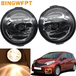 For Nissan Note E11 MPV 2006 2007 2008 2009 2010 2011 2012 2013 2014 2015 Fog Lamps DRL Daytime Running Light 12V H11 Fog Lights