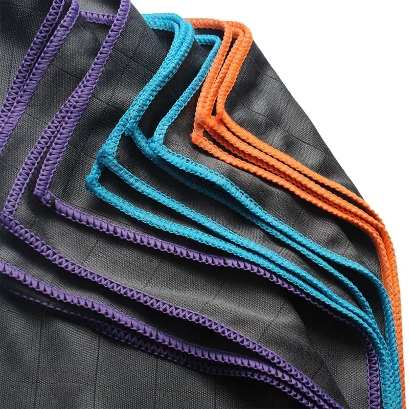 قماش تنظيف من ألياف الكربون خالي من الوبر، نافذة زجاجية، تلميع، معجزة خالية من الخط، سهلة التنظيف، قابلة لإعادة الاستخدام لأطباق المطبخ