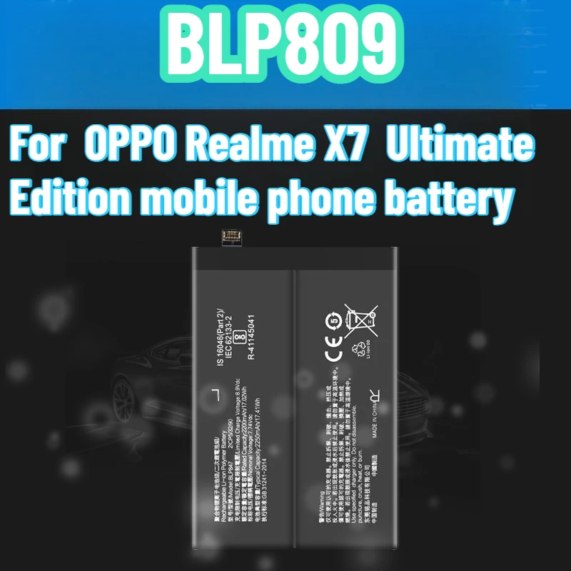 

Persistent Standby BLP809 4500mAh for OPPO Realme X7 Ultimate Edition Mobile Phone Battery