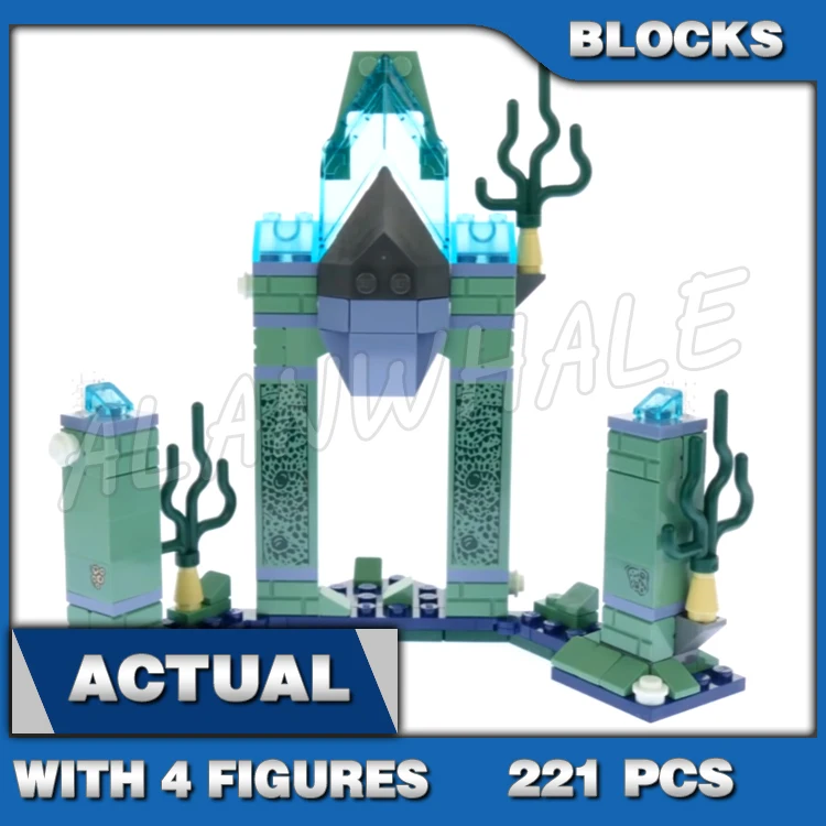 221pcs Super Fighter Battle of Atlantis Aqua Underwater City 10841 Building Blocks toy Compatible With Model