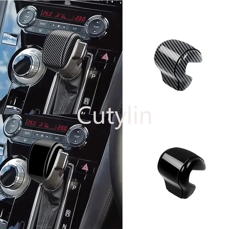 For Mitsubishi Delica D:5 2023 2024 2025 ABS Carbon Fiber Car Gear Shift Knob Cover Lever Stick Head Car Accessories Trim