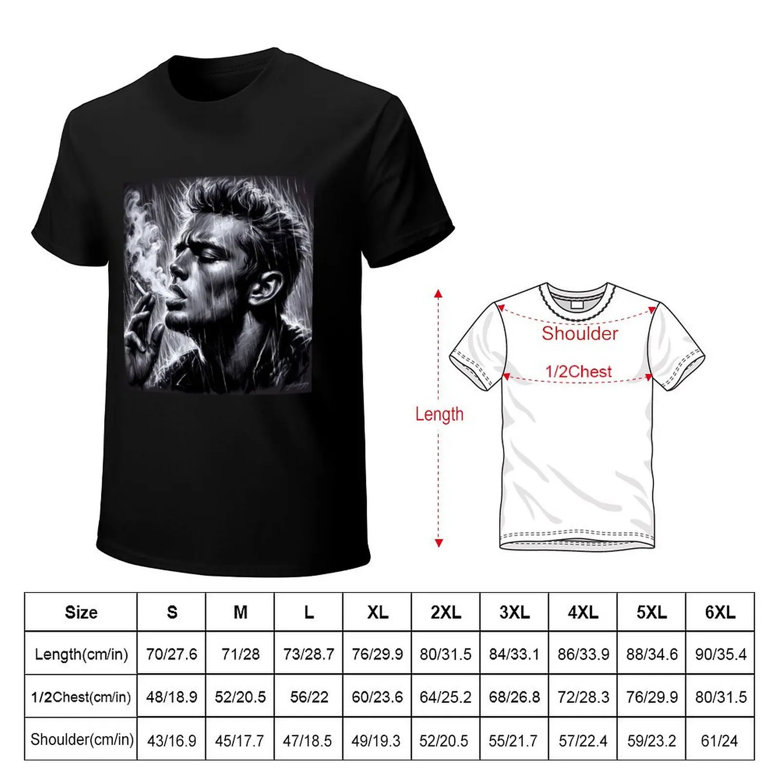 James Dean Vintage T-Shirt plus size clothes oversizeds customizeds mens graphic t-shirts image 6