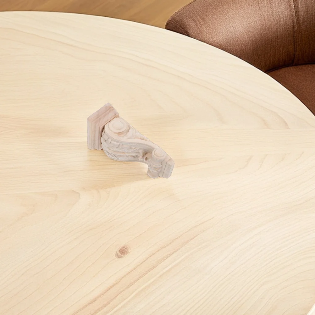 

Wooden Corbel Carved European Design Ornamental Wall Bracket for Mantel Shelves Cabinets Home Decoration Fine Craftsmanship