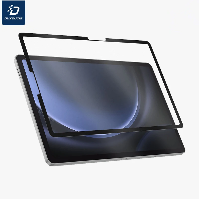 

DUX DUCIS съемная круглая бумага, как пленка для Samsung Tab S9 FE, моющаяся, стабильная, без скручивания краев, защитная пленка для экрана
