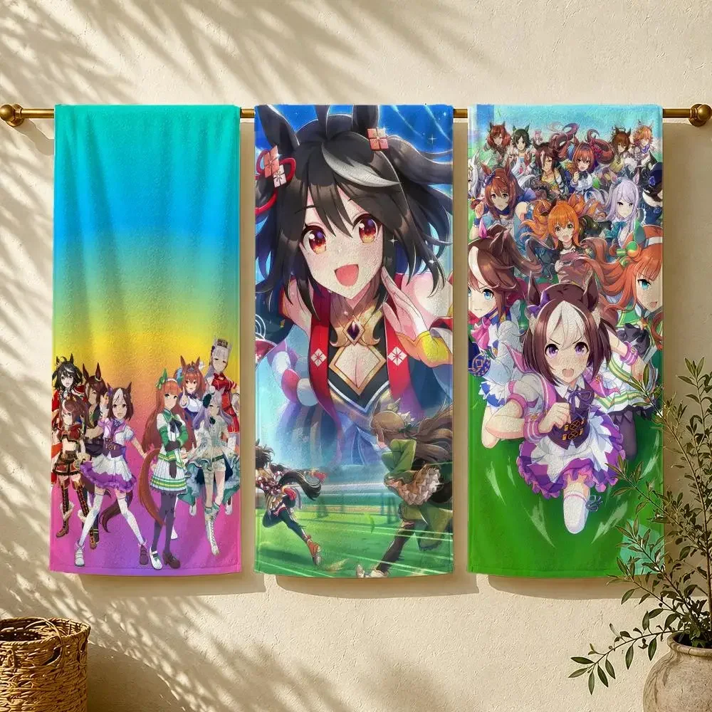 Game U-Uma Musume Pretty Derby Towel Towel beach towel, quick drying absorbent bath towel for Swim,Gym,Camping,Outdoor hot