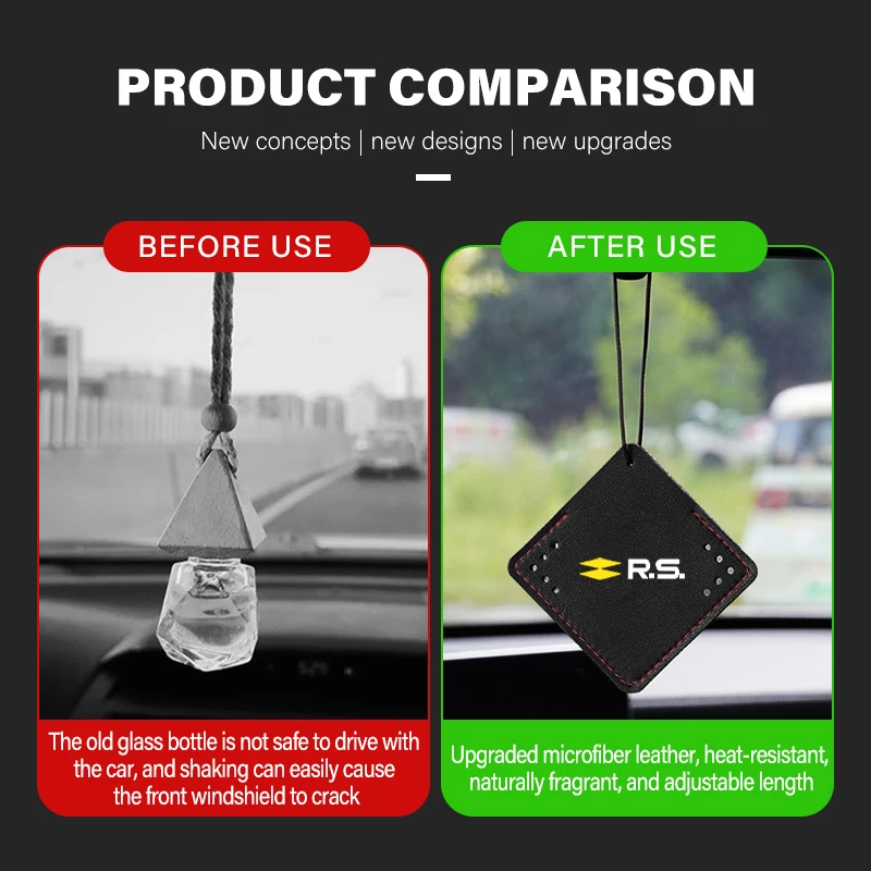 Car Aromatherapy Piece Air Hanging Perfume Freshener Pendant For Renaul RS Sport Megane 3 4 2 Clio 5 Line Sandero Scenic Logan